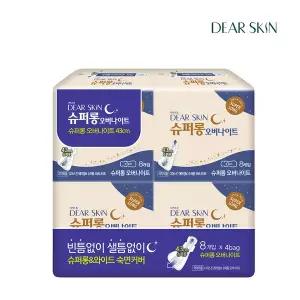 디어스킨 슈퍼롱 오버나이트 8Px4팩