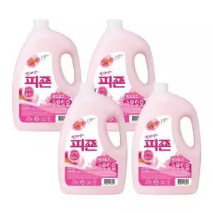 [피죤] 피죤 핑크로즈 3.1L x 4개 섬유유연제 일반/드럼 겸용