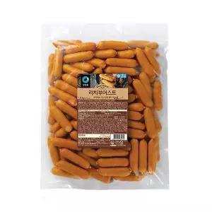 리치부어스트 1.5kg(냉동) | 청정원 | 어묵바 아이들간식 팬트리 휴게실 편의점상품 저염소시지