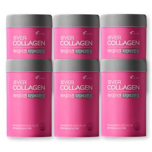 뉴트리 김혜수 에버콜라겐 타임 비오틴 셀 3g x 30포 6통 저분자콜라겐