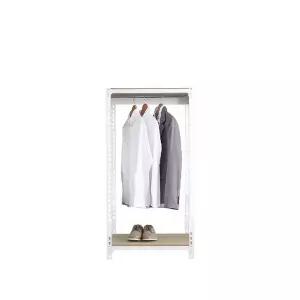 스피드랙 DIY 조립식 시스템행거 드레스룸 옷걸이행거 2단 행거봉1 400 x 400 x 900