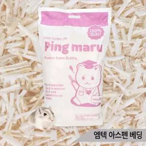 엠텍 아스펜 베딩 1kg 탐쉐이빙 햄스터 은사시 국내산