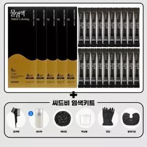 씨드비 프리미엄 물염색 시즌2 20회분+염색도구 비건 새치 커버 홈쇼핑 김혜수 셀프