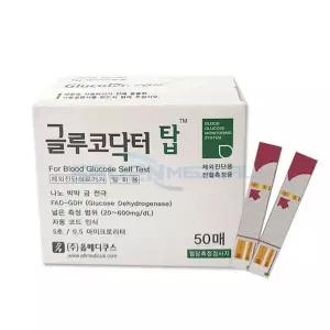 올메디쿠스 글루코닥터 탑 혈당시험지 50매