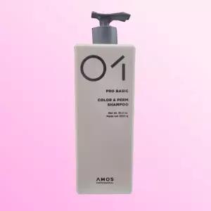 [아모스] 베이직케어 컬러앤펌 샴푸1000g new