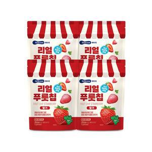 [베베쿡] 리얼푸룻칩 딸기 4봉