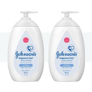 존슨즈 화이트 로션 500ml 2개 산뜻한 보습