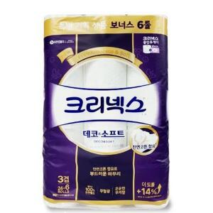 [기타]쿨샵 LNCKYZCM 크리넥스 데코소프트 3겹화장지 도톰한 30롤