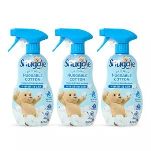 [스너글]스너글 섬유탈취제 허거블 코튼 470ml x 3개