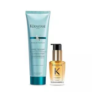 [케라스타즈](강남점)시몽 테르미크 노워시 트리트먼트 150ml + 엘릭서 얼팀 오리지널 헤어 오일 30ml ...