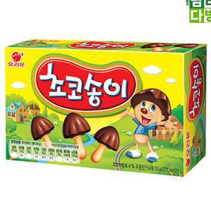 오리온 초코송이 50g X 12개 오리온 초코송이 초코과자 초코송이대용량 과자