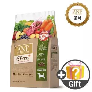 ANF 식스프리플러스 인도어 독 양고기쌀 5.6kg+ ANF 본밀크S 2개