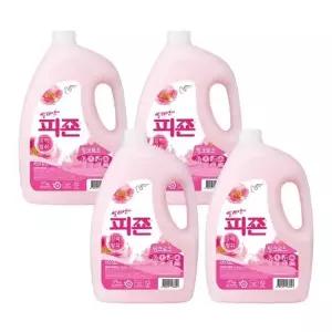 [피죤] 피죤 핑크로즈 3.1L x 4개 섬유유연제 일반/드럼 겸용