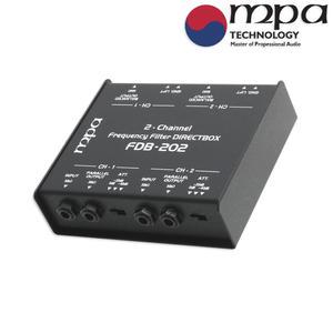 FDB-202 MPA 2채널 패시브 다이렉트 박스, 언발란스 출력을 발란스의 입력