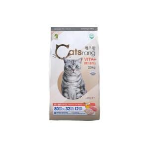 캐츠랑 비타플러스 전연령 고양이 사료 20kg 반려묘 애묘 영양 밸런스 밥 대용량 대량
