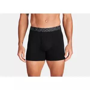 [언더아머](의정부점)1387425 001 블랙 남성 UA 퍼포먼스 코튼 6 Boxerjock 3장 면 드로즈 팬티