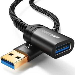 [코드웨이] USB 3.0 연장케이블 0.25m외