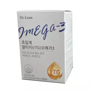 닥터린 초임계 알티지(rTG) 오메가3 30정 5박스