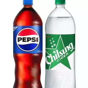 [하프클럽/기타]펩시콜라6개+칠성사이다6개 1.25L 12개 업소용