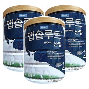 매일유업 앱솔루트 산양분유 2단계 (750g x 3캔)