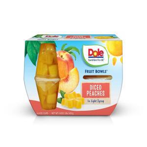Dole 돌 복숭아 과일컵 113g x 16입 코스트코