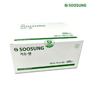 수성거즈 -엔 접은거즈 10cmX10cmX8p 4인치 200매