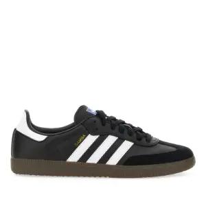블랙 앤 화이트 스웨이드 삼바 스니커즈 B75807 CBLACK FTWRWHITE