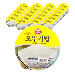 즉석밥 맛있는 오뚜기밥 210g 1BOX (24컵) 대용량 간편식 집들이 캠핑