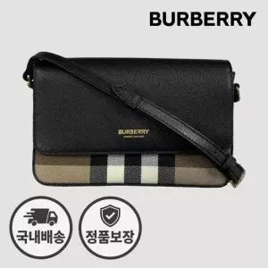 버버리 미니 크로스백 뉴 햄프셔 체크 80840281 81072691 블랙