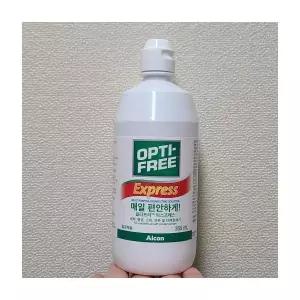 옵티프리 렌즈세척액 익스프레스 355mlx3개_렌즈케이스