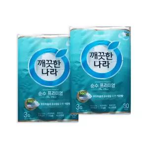 깨끗한나라 순수 프리미엄 더클래스 30m 30롤 2팩