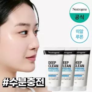 [뉴트로지나] 딥클린 하이드레이팅 폼 150g x3+(증)아크네폼10g2개