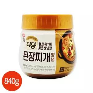 백설 다담 된장찌개 양념 840g x 2개