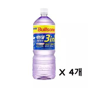 불스원 레인OK 에탄올 3in1 코팅 워셔액 1800ml 4개