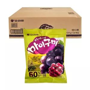 굿 오리온 마이구미 포도과즙 97g 36입