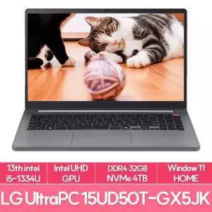 LG전자 울트라PC 15UD50T-GX5JK 13세대 인텔i5 램8G+24G추가 NVMe4TB교체 WIN11 가성비 노트북 추천 EU