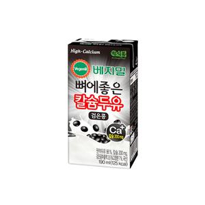 베지밀 뼈에좋은 칼슘 두유 검은콩 190ml 72팩 선물용 박스 대용량