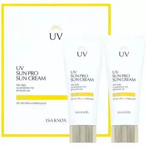 이자녹스 유브이 선 프로 365 데일리 커버 70ml x 2개 순한선크림 자외선차단제