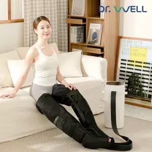 닥터웰 에어핏 다리 공기압 부종 마사지기 DR-5900 블랙 (6구)(본체+다리)