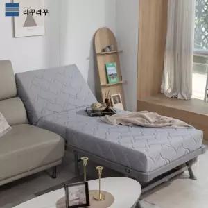 [라꾸라꾸]라꾸라꾸 접이식침대 유로탑 포켓스프링 18cm 매트리스 고밀도 메모리폼