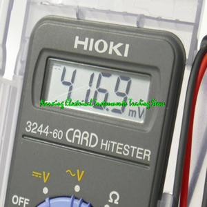 정시출고 무료배송 HIOKI 3244-60 카드 하이테스터 디지털 멀티미터, DMM 자동 범위 조정 전력 절약 AC/DC5
