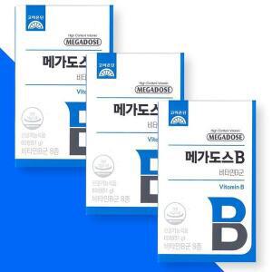 [셀러허브]고려은단 메가도스B 비타민B군 컴플렉스 60정 x 3개 (S33306026)
