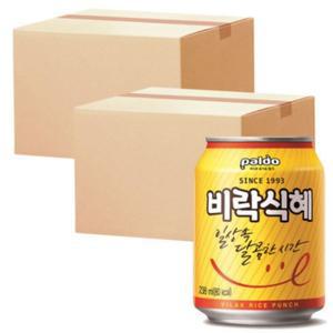 비락식혜 238ml x 24캔x 2박스 (48캔)