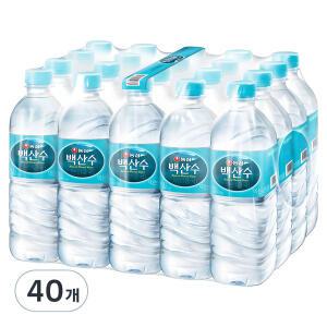 백산수 500ml 40개
