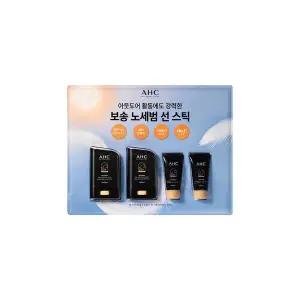2+2 AHC 선스틱 22g 2개+선크림 10g 2개 썬스틱 마스터즈 프로쉴드 자외선차단제 에어리치 2+2행사중