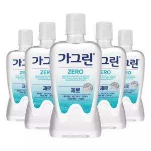 가그린 구강청결제 제로 820ml 5개