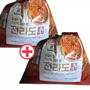 종가 종가집 전라도 전라도식 포기김치 5.2kg + 5.2kg (1srr)