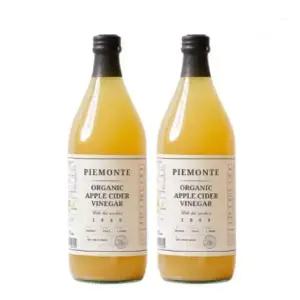 피에몬테 이탈리아 유기농 사과식초 1L x 2병 애사비 애플사이다 비니거