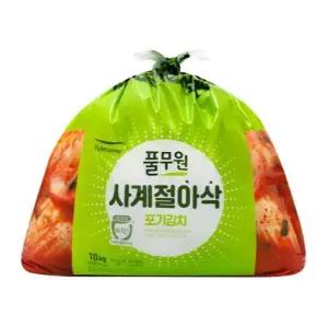 풀무원 사계절 아삭 포기김치 부모님 김장 엄마김치 10kg