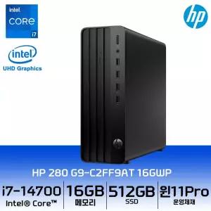 HP 프로슬림 280 G9R C2FF9AT 16GB Win11 Pro 인텔 코어i7 16GB 512GB 데스크탑 HP본체